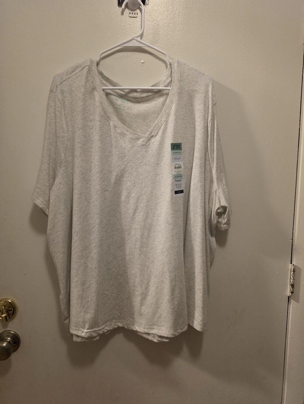 Lightweight White V-Neck Women’s Top